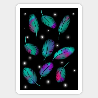 Cosmic leaves Sticker